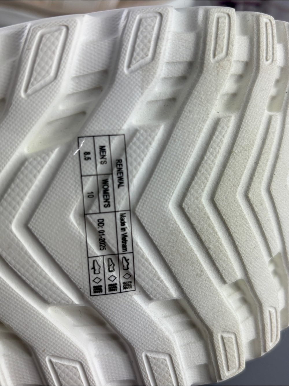 Vionic Renewal Men's / Women's Recovery Sandals Cream / White Size W 10 / M 8.5 - Picture 5 of 6